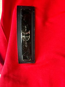 Red Overcoat Classy Look