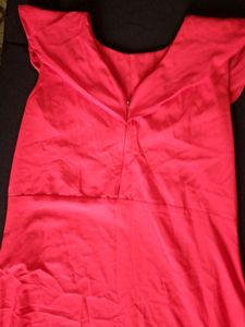 Western Dress Tomato Red Beautiful Dres