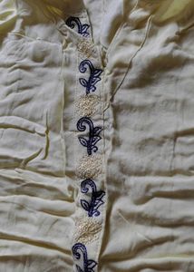 Yellow short college kurti with FREE GIFT