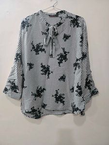 Printed Bow Top