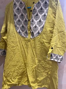Elegant Yellow Kurta
