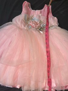 Pink Colour Girl Frock