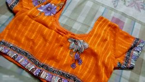 Chiffon Saree With Blouse