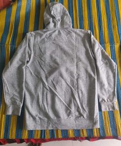 Gray Zip-Up Hoodie