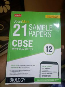 MTG 21 Sample Papers For CBSE Boards 12 Biology