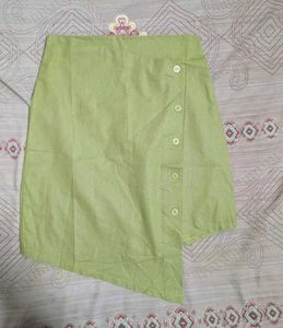 Olive Green Skirt - D'Basic