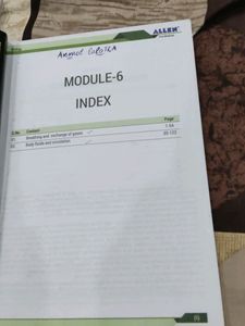 Allen Biology Module 5 And 6
