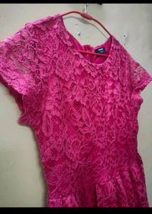 Pink Lace Dress