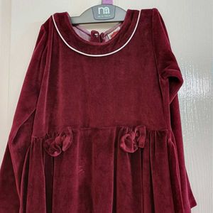 612 League Cute Vintage Velvet Party Frock