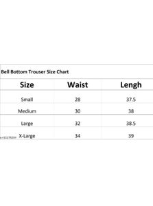 Bell Bottom Trouser For Women In Combo