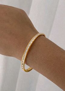 Crystal Bangle Bracelet Anti tarnish