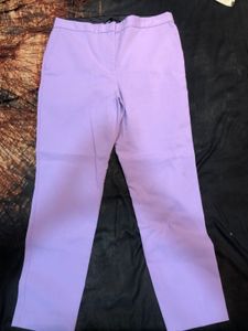 ZARA Lavender Straight Leg Pants