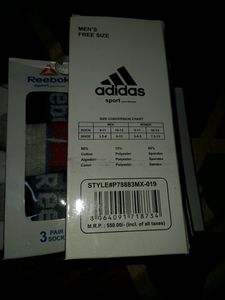 Men&#39;s Short SHOCKS Set 3 Pairs In Per Pouch