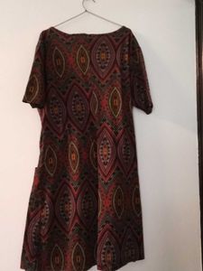 Patterned Casual Dress