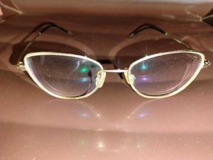 Vintage Gold Eyeglasses