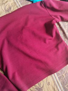 Maroon Fullsleeve Croptop