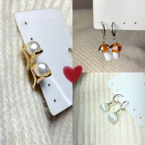 Earring combo: Pearl & Mushroom
