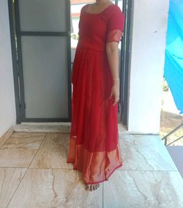 Rani Pink Colour Pattupavada