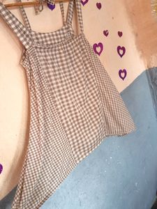 Cottagecore Gingham Top