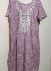 Light Purple💜 Plazo Salwar Suit With Dupatta