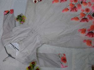 Floral Print  Anarkali Kurta