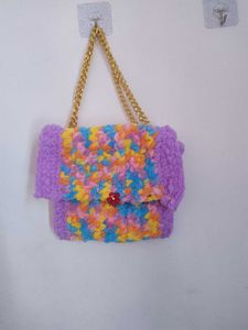 Handmade Multi Colour Sling Bag