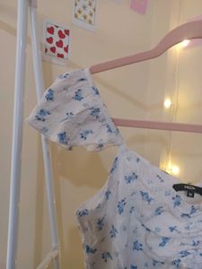 Nuon White Floral  Dress