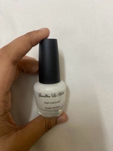 white nail polish