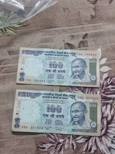 Rare ₹100 Notes - Vintage Collectibles!