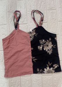 Unique Two-Tone Cami Top