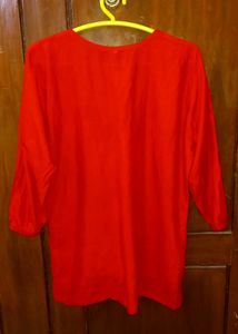 Red Tunic Top