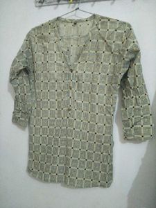 Patterned Tunic Top