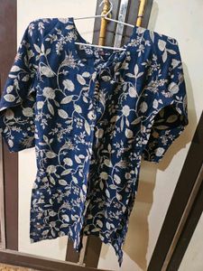 Floral Print Kurta