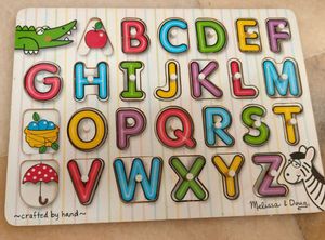 Melissa Dough Wooden Alphabet Board