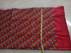 🔥Multicolored Unstitched Blouse Material