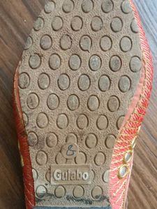 Pink Ethnic Flat belly