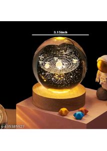 Crystal Ball Solar System Night Light