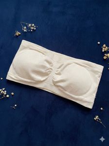 Comfy White Strapless Bra