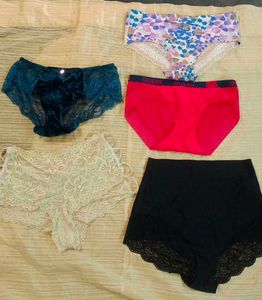 Bundle of 5 Women's Panties