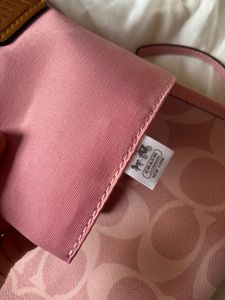 Coach - Pink Monogram Tote