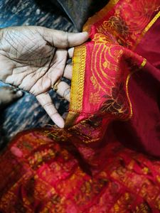 Pure Silk Saree with ashavali border