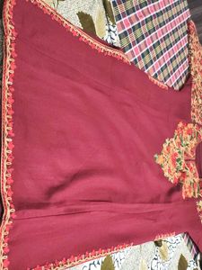Pashmina Kurti Full Hand N Neck Embroidered