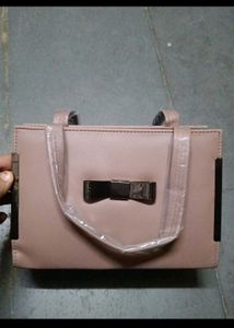 Chic Handbag with Bow Detail