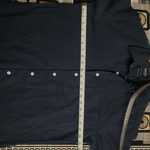 Bare Denim Navy Blue Linen Shirt