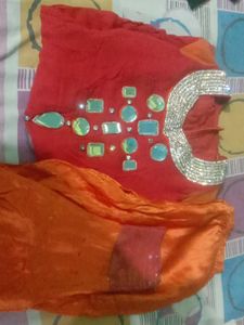 Traditional Mirror Work Suit...!!!!!!