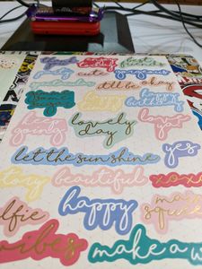 2 sheets Of Pretty stickers 💌