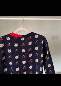 Cute Bear &amp; Cherry Cardigan