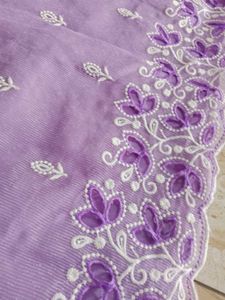 Thread Work Churidar With Long Dupatta