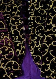 Elegant Velvet Jacket with extra margin