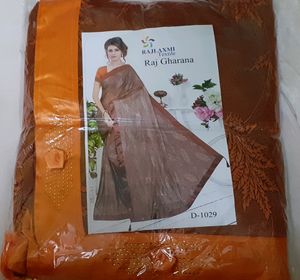 Beautiful 5M Lycra Net Saree